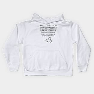 Chest Compressions Kids Hoodie